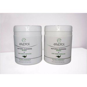 Elyptol Hard Surface Natural Cleaning Wipes Lot of 2 150ct Real Eucalyptus Scent